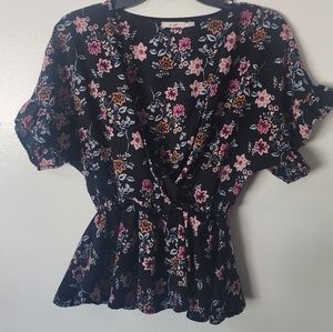 Floral multi color blouse